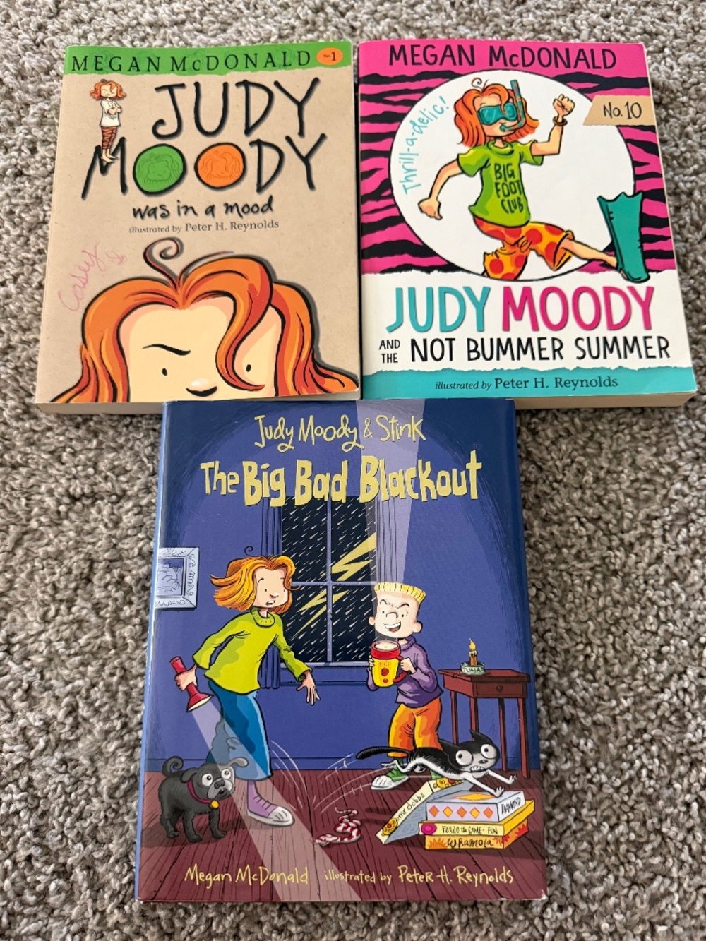 Judy moody books set of 3